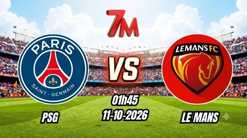 Soi kèo nhà cái PSG vs Le Mans 01h45 - 11/10/2026